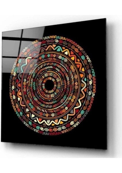 Teknoo- Etnik Desenler Cam Tablo