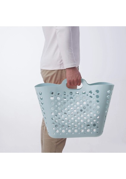 Polietilen Plastik Slıbb Mavi Çamaşır Sepeti 36 x 40 Mavi Plastik Direkt Güneş Işığından Uzakta, Se modelleri