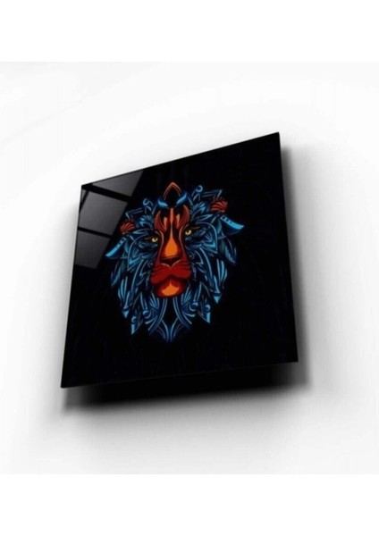 Teknoo- Aslan Motif Cam Tablo fırsatları