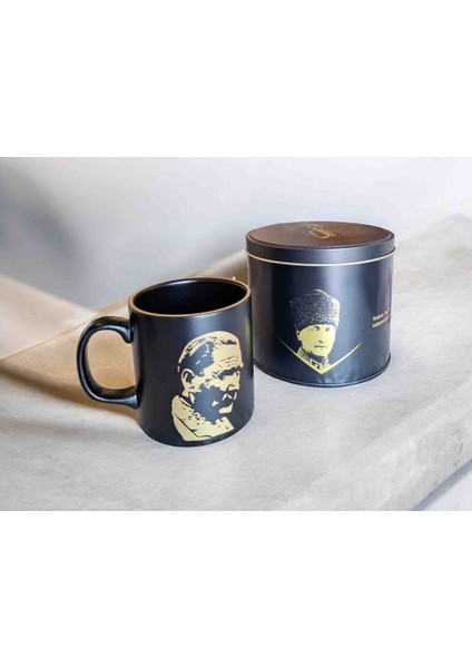 Atatürk Portreli Kupa Keramika