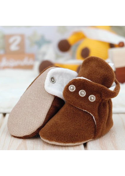 Polar Bebek Pandufu, Kaydırmaz Taban, Ev Botu, Kreş Ayakkabısı Patik, Taba fiyatları