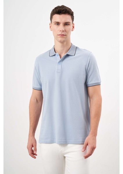 Erkek A. Mavi Trend Polo Yaka Dynamic Fit T-Shirt