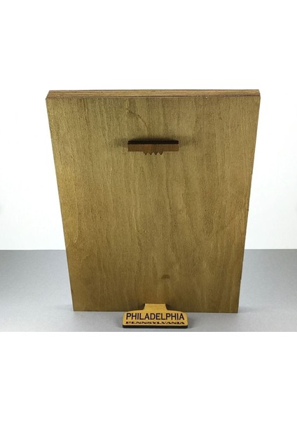 Ahşap Mdf Çok Katmanlı Philadelphia Dekoratif Tablo