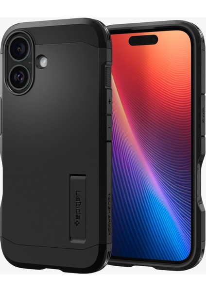 iPhone 16 Kılıf Tough Armor AI Black - ACS08386