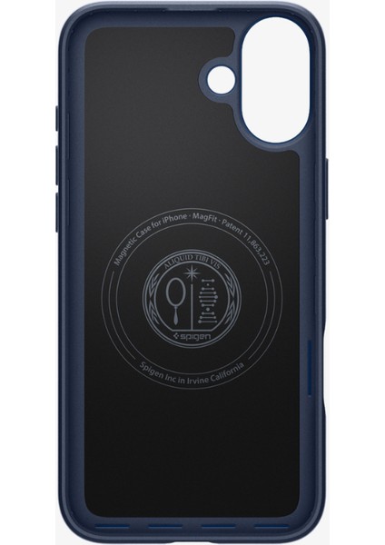 iPhone 16 Kılıf Thin Fit MagFit MagSafe özellikli Navy Blue - ACS08187