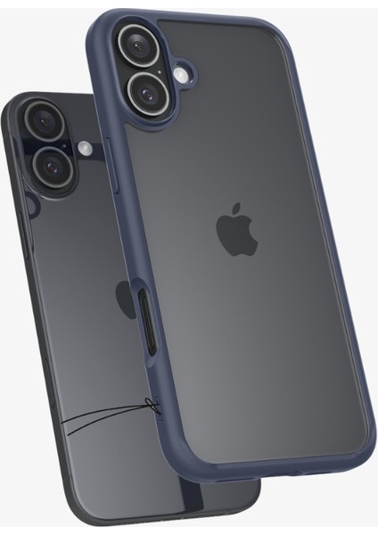 iPhone 16 Kılıf Ultra Hybrid Navy Blue - ACS08202