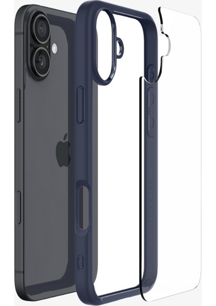 iPhone 16 Kılıf Ultra Hybrid Navy Blue - ACS08202