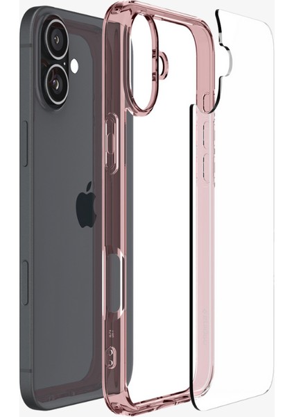 iPhone 16 Kılıf Ultra Hybrid Rose Crystal - ACS08198