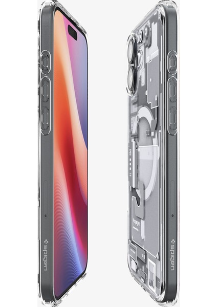 iPhone 16 Plus Kılıf Ultra Hybrid MagFit MagSafe özellikli Zero One White - ACS08079