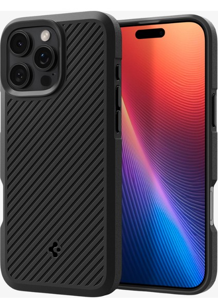 iPhone 16 Pro Kılıf Core Armor Matte Black - ACS08157