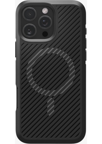 iPhone 16 Pro Kılıf Core Armor MagFit MagSafe özellikli Matte Black - ACS08158