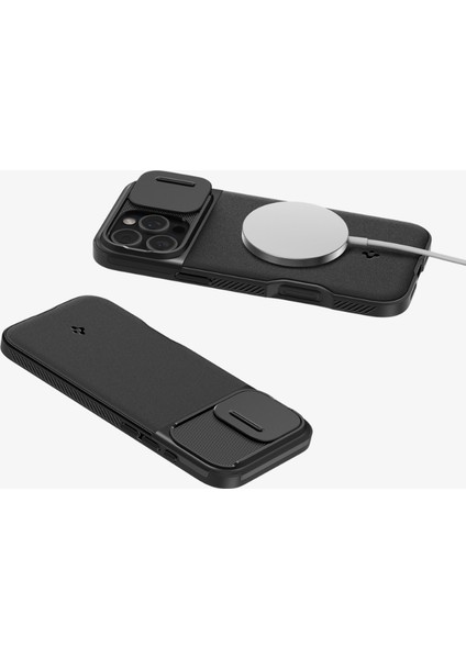 iPhone 16 Pro Kılıf Optik Armor MagFit MagSafe özellikli Black - ACS08149