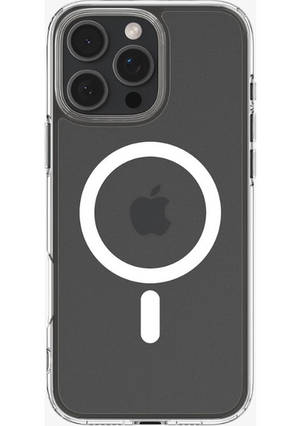 iPhone 16 Pro Kılıf Ultra Hybrid MagFit MagSafe özellikli Frost Clear - ACS08133