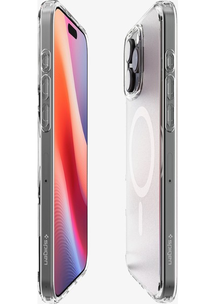iPhone 16 Pro Kılıf Ultra Hybrid MagFit MagSafe özellikli Frost Clear - ACS08133