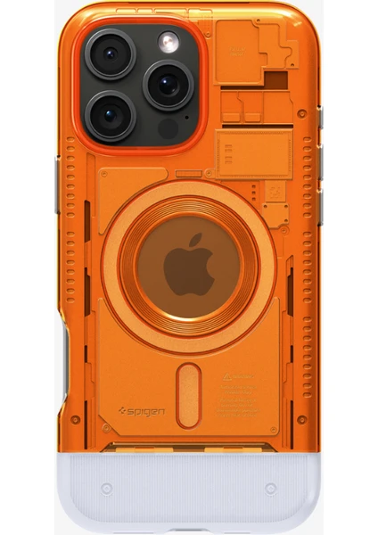 iPhone 16 Pro Max Kılıf Classic C1 MagFit MagSafe özellikli Tangerine - ACS08559