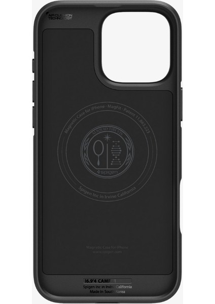 iPhone 16 Pro Max Kılıf Core Armor MagFit MagSafe özellikli Matte Black - ACS08024