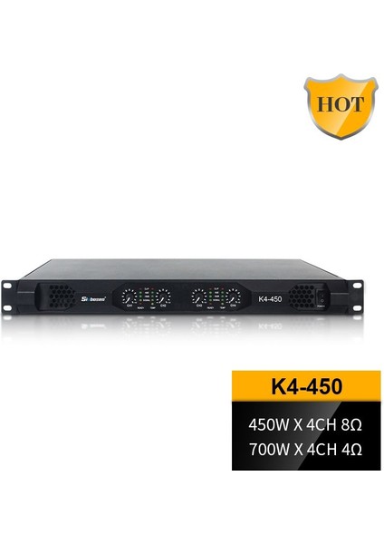 K4-450 Professional Amplifier 4 Kanal 2800 Watt