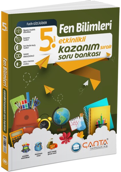 Çanta Yayınları Fen Bilimleri 5. Sınıf Etkinlikli Sorun Bankası Güncel Basım