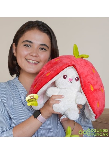 Legosh Pelüş Çilek Tavşan