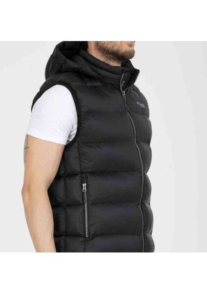 Titanıum Vst Alph Siyah Termal Kapşönlu SLİM Fit DAR KALIP Şişme Yelek fırsatları