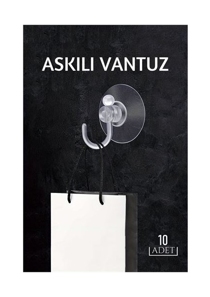Findit Askılı Vantuz 10 Adet