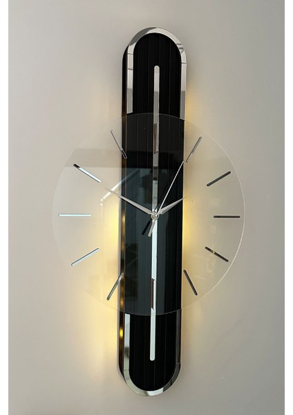 Stylish DESIGN-AYNALI-65CM-PILLI Led-Sessiz Mekanizma-Asse