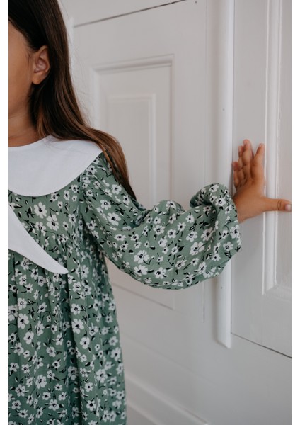 Michelle Mint Beyaz Yakalı Elbise fiyatları