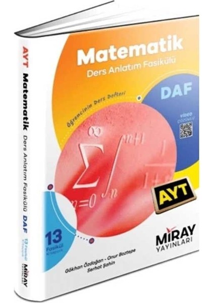 Miray Yayınları AYT Matematik Ders Anlatım Fasikülleri