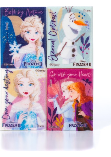Baskılı Silgi Pratik Iz Bırakmaz Yumuşak Sevimli Disney Tasarım 4 Adet
