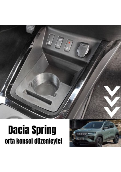 Topraks Shop Dacia Spring Orta Konsol Düzenleyici