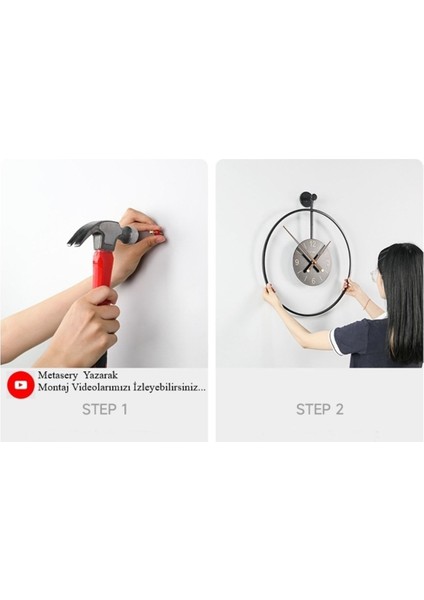 Şık Altın Renkli Modern Metal Duvar Saati, 75x105 cm, Zarif Tasarım fırsatları