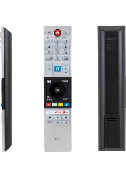 Toshıba Matcell Netflıx- Prıme Vıdeo-F Play Tuşlu LCD LED Uzaktan Tv Kumandası