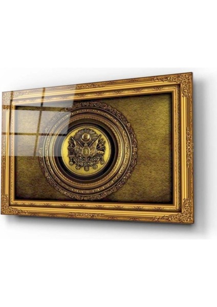 Teknoo- Osmanlı Tuğrası Cam Tablo