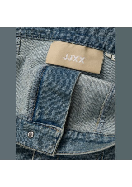 Kadin Straplez Denim Crop - Tinga