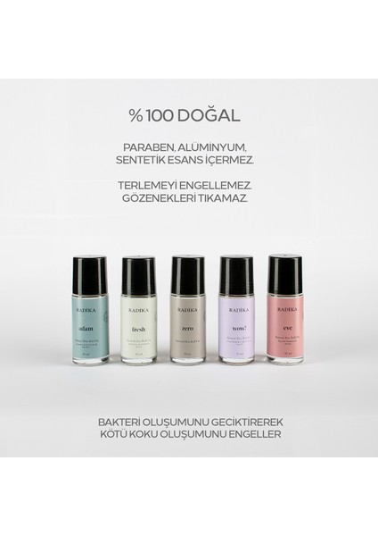 / Doğal Roll On / Erkek Roll-On / Adam Roll-On / Alüminyum ve Paraben Içermez