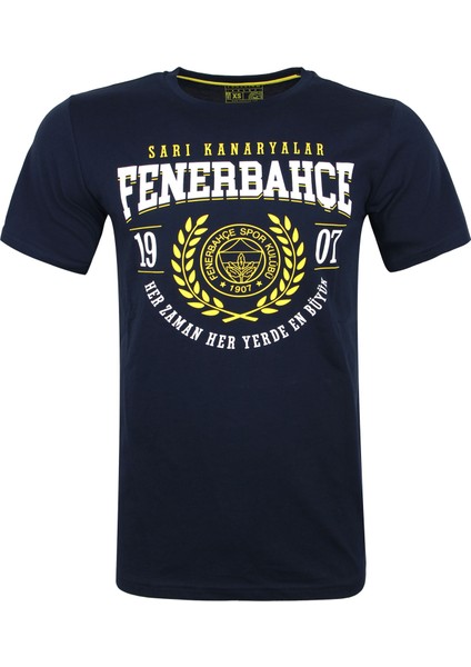 Erkek Kolej Çelenk Logolu T-Shırt