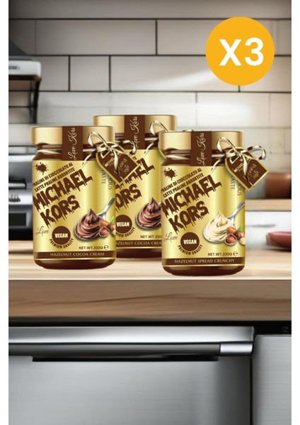 Praline Dı Cioccolato Al 2 Kakaolu Fındık Kreması 1 Krokan Fındık Kreması 330gx3
