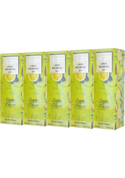 Klasik Limon Kolonyası 400 ml 5 Li