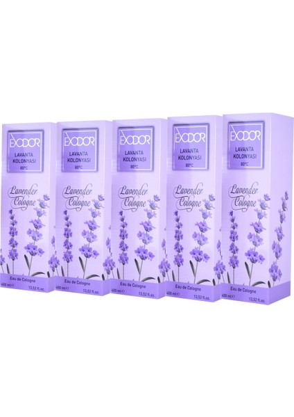 Exodor lavanta Kolonya 400 ml 5 Li