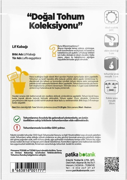 5 Adet Lif Kabağı Tohumu Kabak Tohumu modelleri