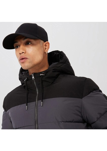 Onsmelvin Life Puffer 22022100 Kapüşonlu Erkek Şişme Mont