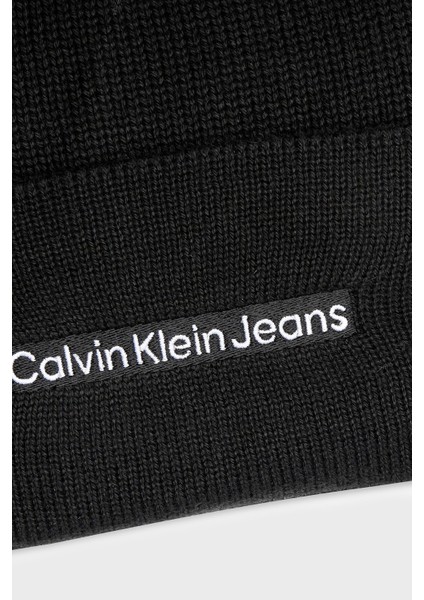 Calvin Klein Logolu Örgü Bere K50K512452BEH Erkek Bere K50K512452 Beh