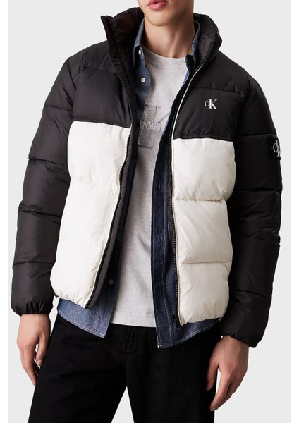 Regular Fit Renk Bloklu Şişme Mont J30J325584YBI Erkek Mont J30J325584 Ybı