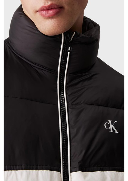 Regular Fit Renk Bloklu Şişme Mont J30J325584YBI Erkek Mont J30J325584 Ybı
