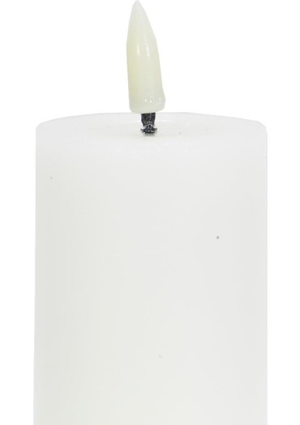 LED Kütük Mum 17 cm