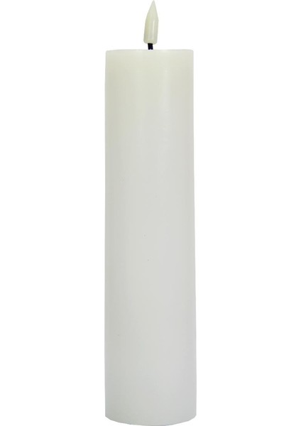 LED Kütük Mum 23 cm