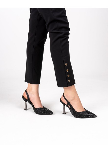 Sundes Inna Kadın Abiye Taşlı Topuklu Ayakkabı modelleri