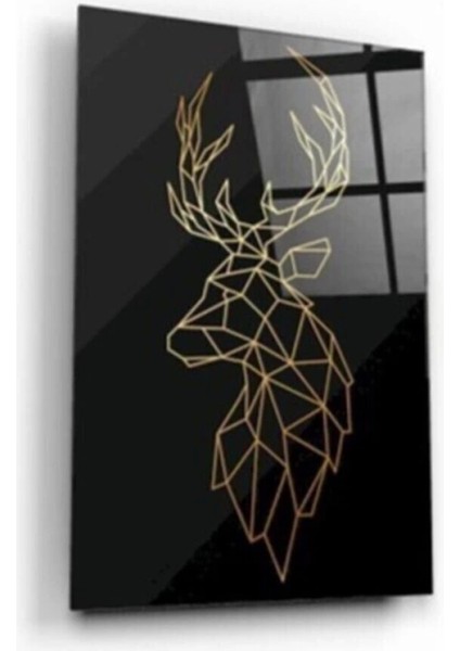 Teknoo- Geyik Cam Tablo 50X70 cm fiyatları