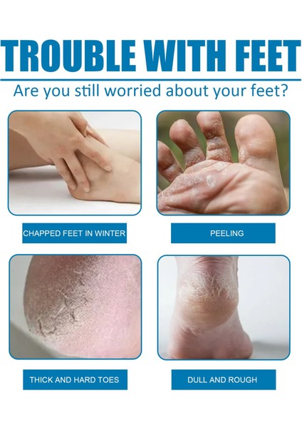 Ölü Deri ve Çatlaklar İçin Soyulabilen Ayak Peeling Maskesi