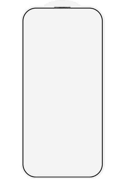 Apple iPhone 16 Pro Uyumlu Tam Kapatan Cam Ekran Koruyucu